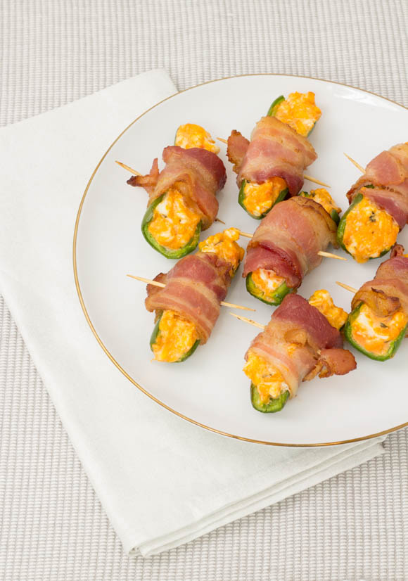 jalapeno poppers served on a plate