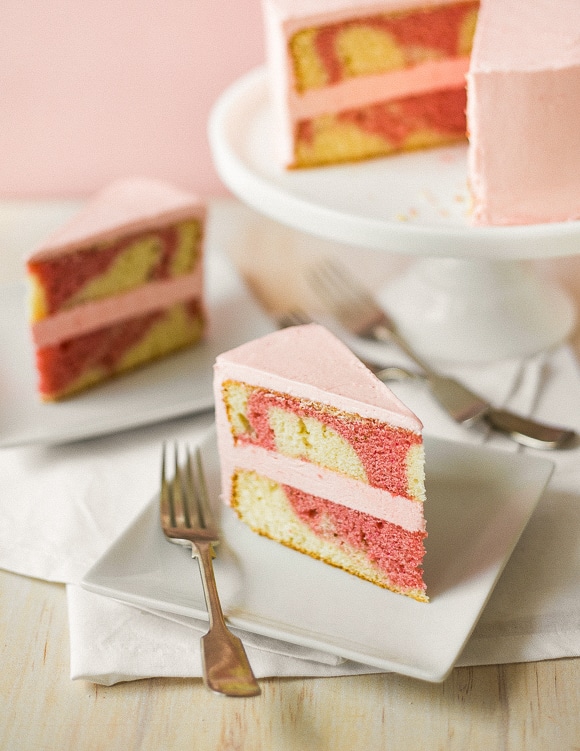Featured image for “Strawberry Vanilla Swirl Cake”