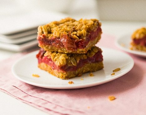 Featured image for “Strawberry Rhubarb Crumble Bars”