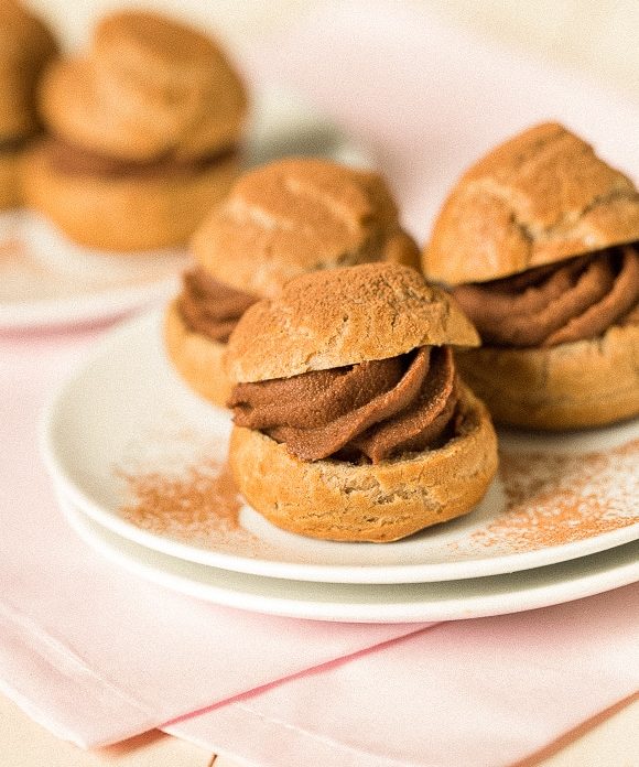 Featured image for “Chocolate Caramel Cream Puffs”