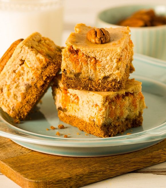 Featured image for “Carrot Cheesecake Bars”